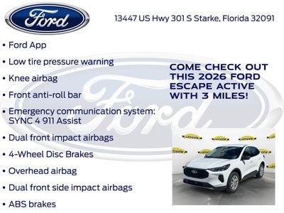 2026 Ford Escape Active 200A