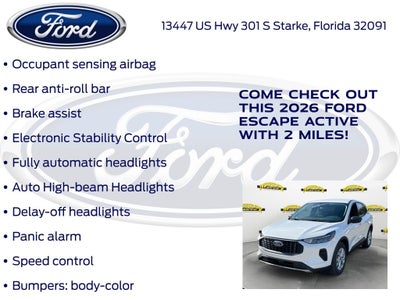 2026 Ford Escape Active 200A