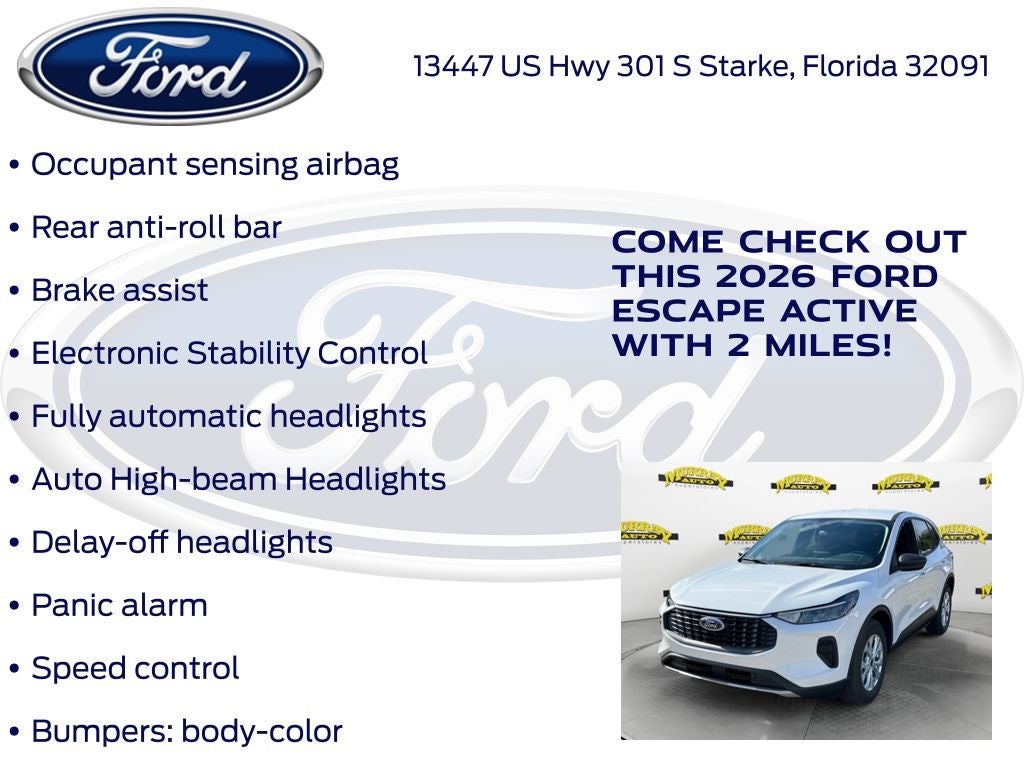 2026 Ford Escape Active 200A