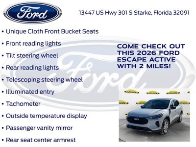 2026 Ford Escape Active 200A