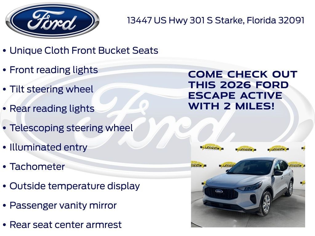 2026 Ford Escape Active 200A