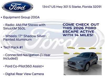 2026 Ford Escape Active 200A