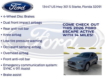 2026 Ford Escape Active 200A