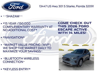 2026 Ford Escape Active 200A