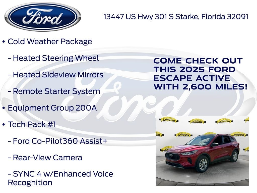 2025 Ford Escape Active 200A