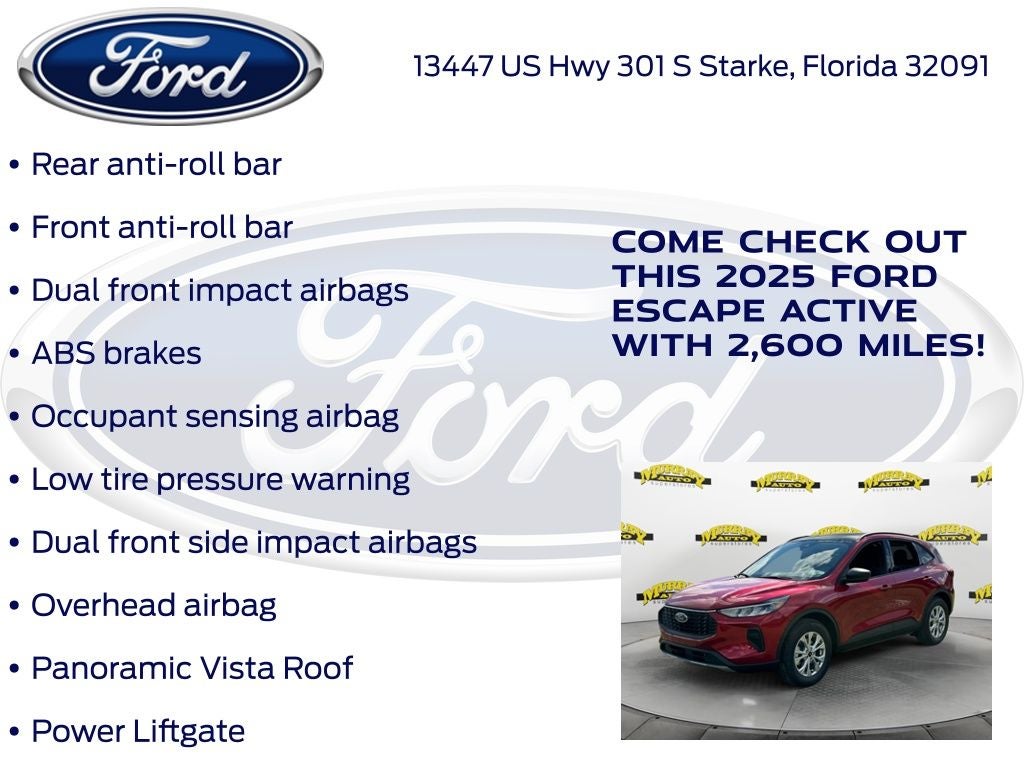 2025 Ford Escape Active 200A