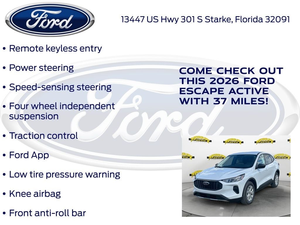 2026 Ford Escape Active 200A