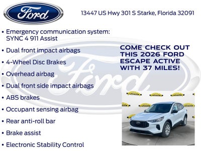 2026 Ford Escape Active 200A