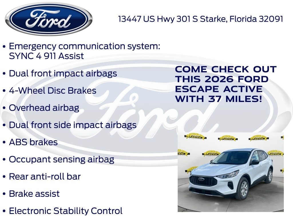 2026 Ford Escape Active 200A