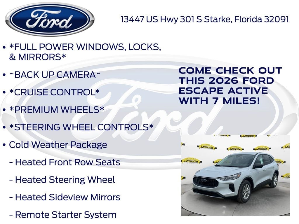 2026 Ford Escape Active 200A