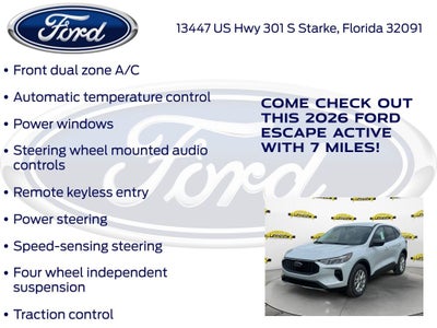 2026 Ford Escape Active 200A