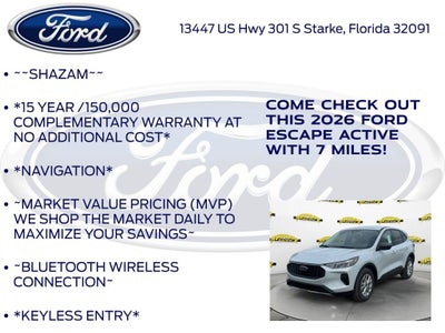 2026 Ford Escape Active 200A