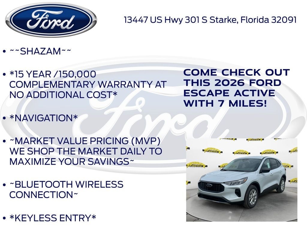 2026 Ford Escape Active 200A