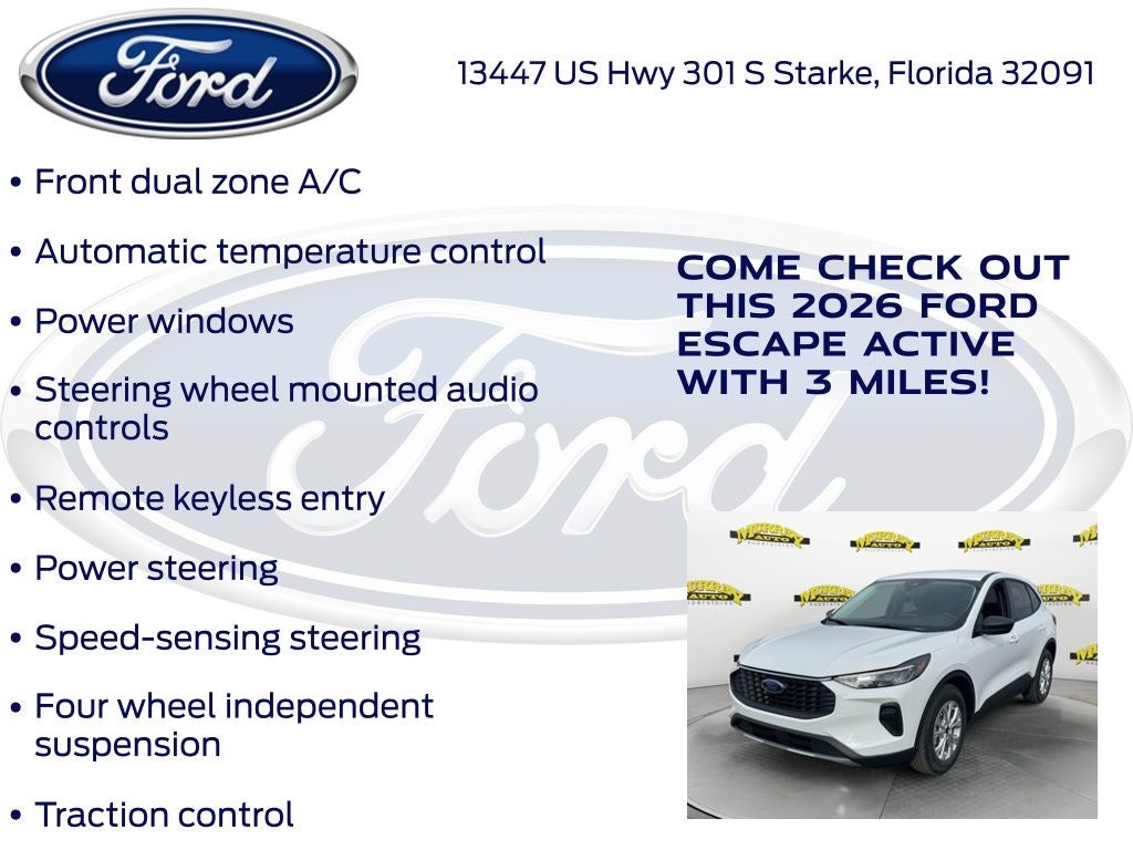 2026 Ford Escape Active 200A