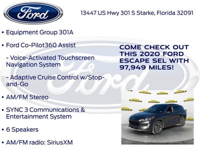 2020 Ford Escape SEL
