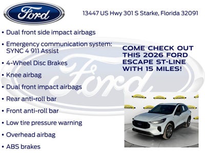 2026 Ford Escape ST-Line 300A