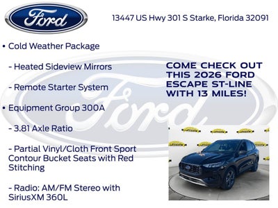 2026 Ford Escape ST-Line 300A