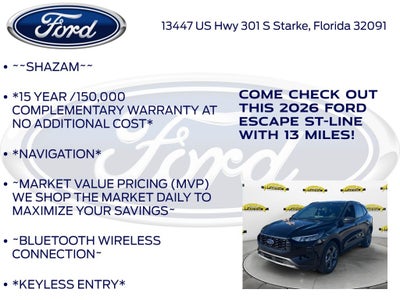 2026 Ford Escape ST-Line 300A