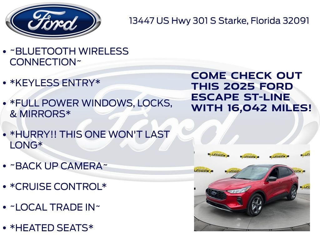 2025 Ford Escape ST-Line