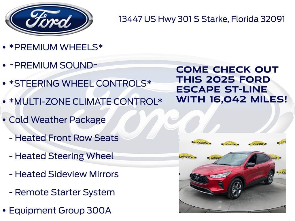 2025 Ford Escape ST-Line