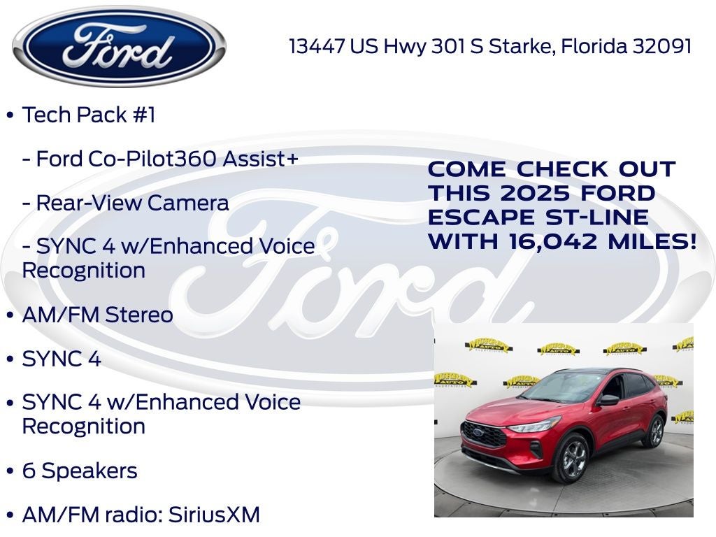 2025 Ford Escape ST-Line