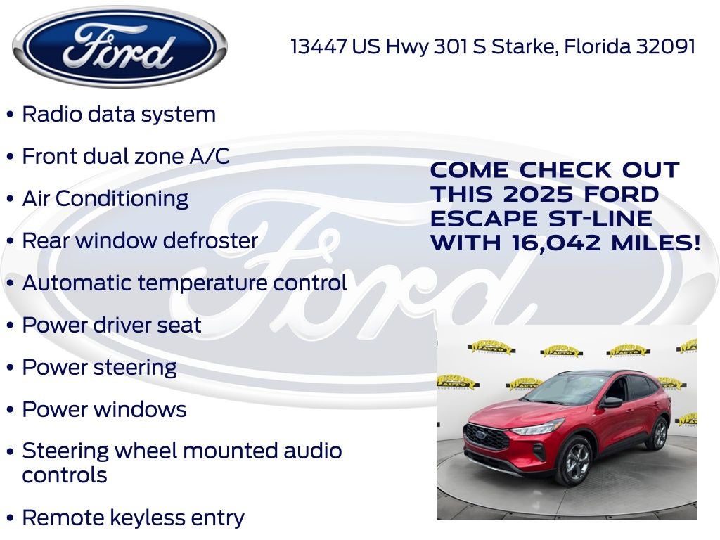 2025 Ford Escape ST-Line