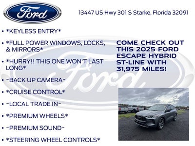 2025 Ford Escape Hybrid ST-Line