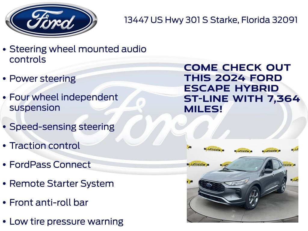 2024 Ford Escape Hybrid ST-Line