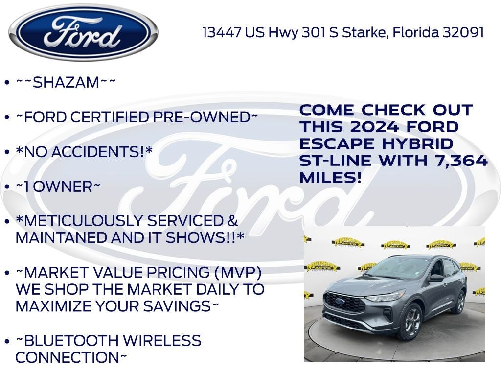 2024 Ford Escape Hybrid ST-Line