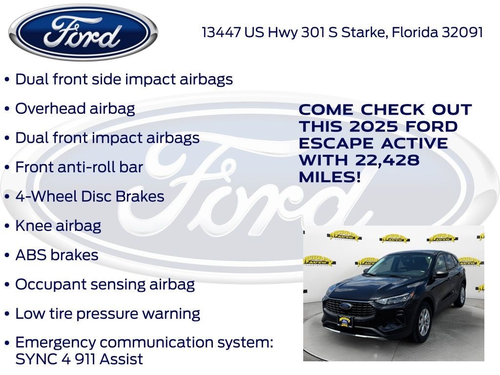2025 Ford Escape Active