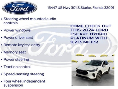 2024 Ford Escape Hybrid Platinum
