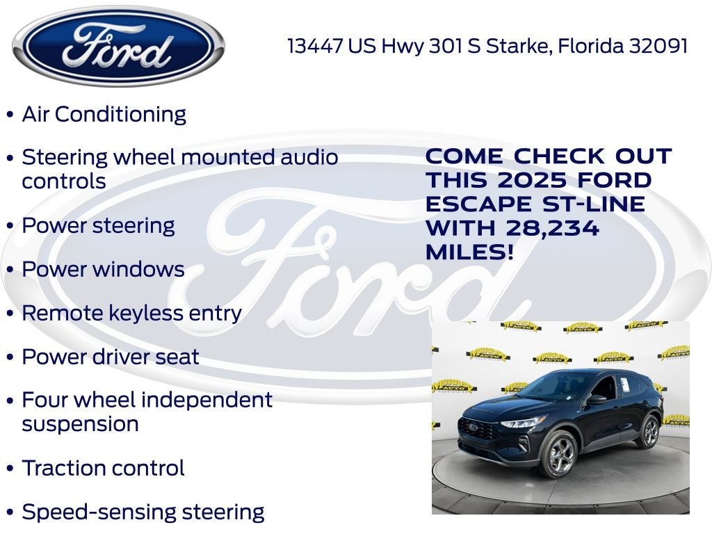 2025 Ford Escape ST-Line