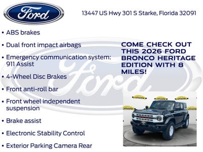 2026 Ford Bronco Heritage Edition 662A