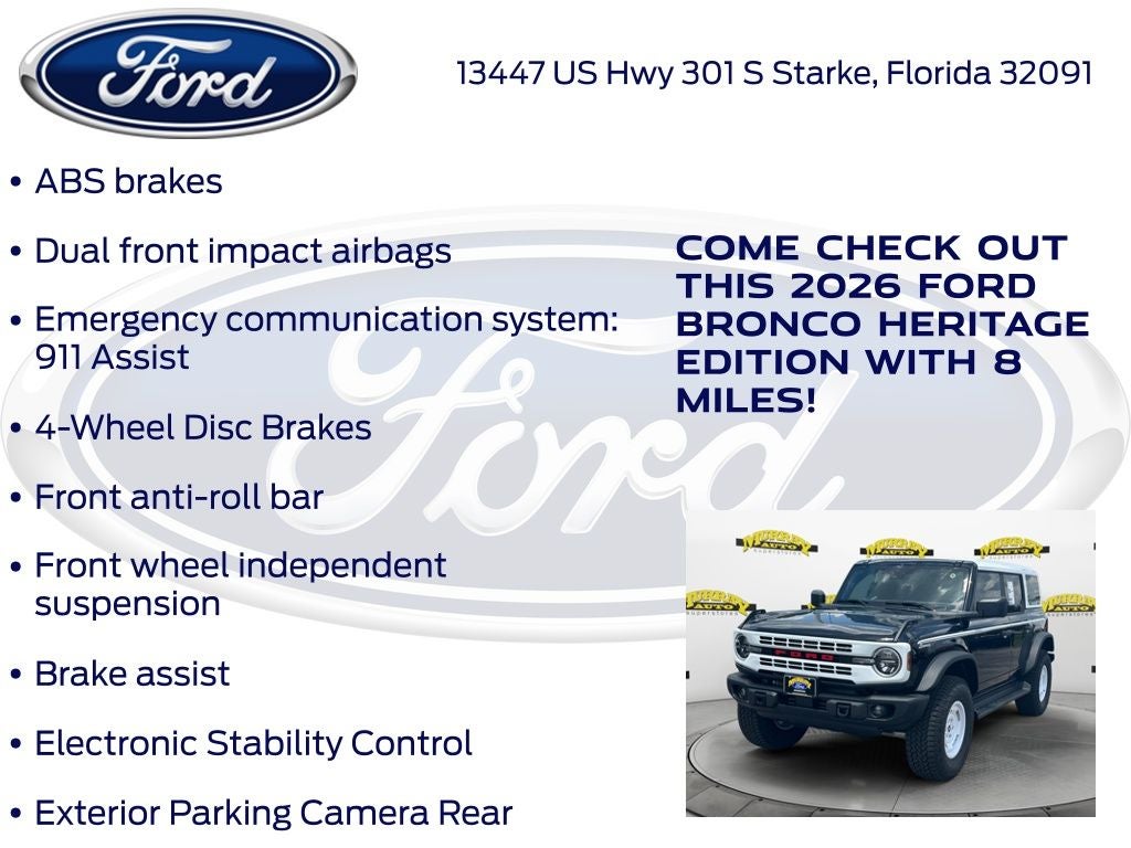 2026 Ford Bronco Heritage Edition 662A