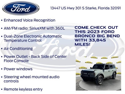 2023 Ford Bronco Big Bend