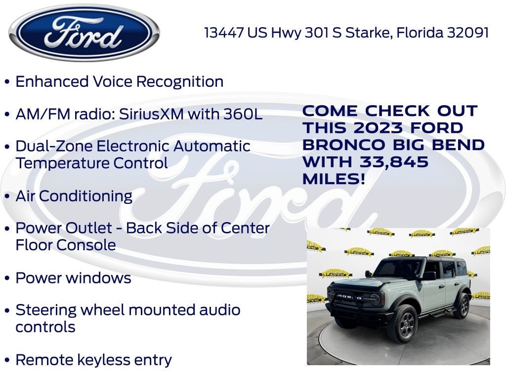 2023 Ford Bronco Big Bend