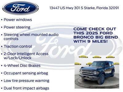 2025 Ford Bronco Big Bend 222A