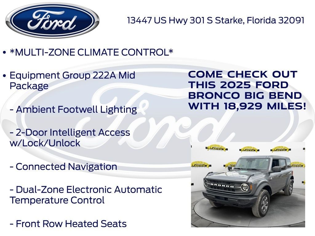 2025 Ford Bronco Big Bend