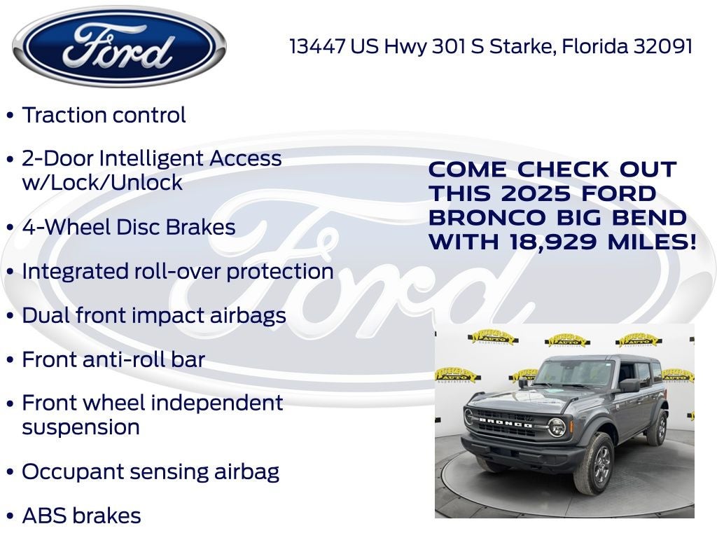 2025 Ford Bronco Big Bend