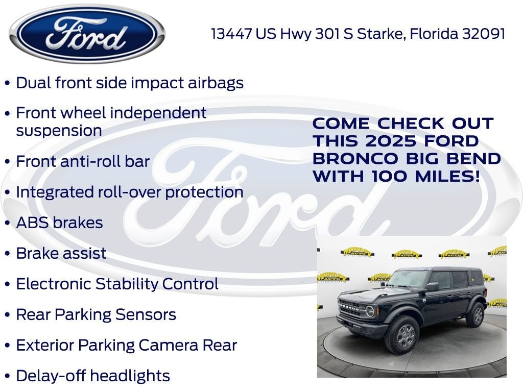 2025 Ford Bronco Big Bend 222A