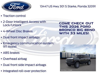 2026 Ford Bronco Big Bend 222A