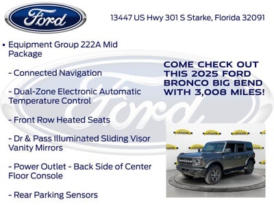 2025 Ford Bronco Big Bend 222A