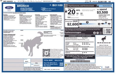 2025 Ford Bronco Big Bend 222A