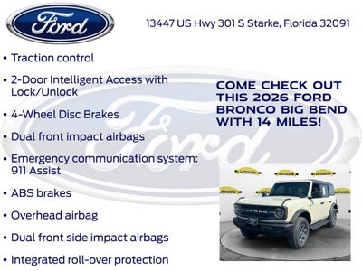 2026 Ford Bronco Big Bend 222A