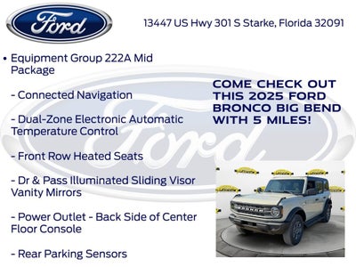 2025 Ford Bronco Big Bend 222A