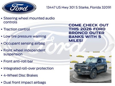 2026 Ford Bronco Outer Banks 314A