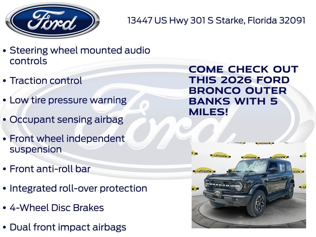 2026 Ford Bronco Outer Banks 314A