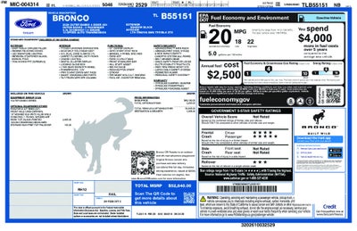 2026 Ford Bronco Outer Banks 312A