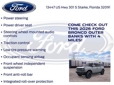 2026 Ford Bronco Outer Banks 314A
