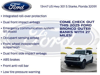 2025 Ford Bronco Outer Banks 312A